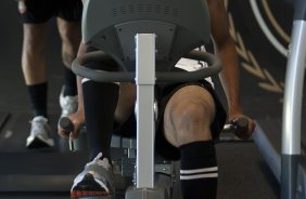 Wallace durante o treino desta manh no CT Joaquim Grava, no Parque Ecolgico do Tiete. O time se prepara para o jogo contra o Grmio Prudente, sbado, dia 26/02, no Pacaembu, pela 10 rodada do Campeonato Paulista 2011