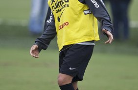 Morais durante o treino do Corinthians esta tarde no CT Joaquim Grava, Parque Ecolgico do Tiete. O time se prepara para o jogo contra o Linense, sbado, dia 05/03, no estdio Gilberto Lopes, em Lins/SP, pela 11 rodada do Campeonato Paulista 2011