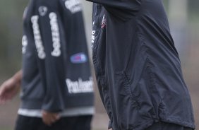 Tite durante o treino do Corinthians esta tarde no CT Joaquim Grava, Parque Ecolgico do Tiete. O time se prepara para o jogo contra o Linense, sbado, dia 05/03, no estdio Gilberto Lopes, em Lins/SP, pela 11 rodada do Campeonato Paulista 2011