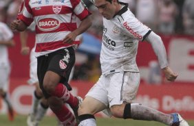 Bruno Cesar do Corinthians durante partida vlida pelo Campeonato Paulista realizado no estdio Gilberto Lopes