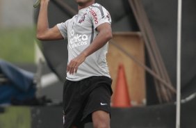 Jorge Henrique do Corinthians durante treino realizado no CT Joaquim Grava