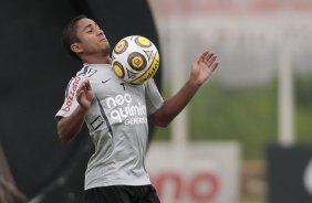 Jorge Henrique do Corinthians durante treino realizado no CT Joaquim Grava