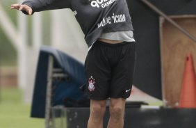 Nen Bonilha do Corinthians durante treino realizado no CT Joaquim Grava