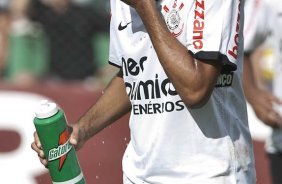 Dentinho durante a partida entre Mirassol x Corinthians, realizada esta tarde no estdio Jos Maria de Campos Maia, em Mirassol/SP, pela 13 rodada do Campeonato Paulista 2011