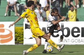 Gustavo Bastos e Morais durante a partida entre Mirassol x Corinthians, realizada esta tarde no estdio Jos Maria de Campos Maia, em Mirassol/SP, pela 13 rodada do Campeonato Paulista 2011