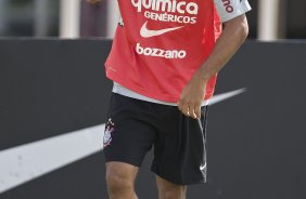 Moradei durante o treino do Corinthians realizado esta manhã no CT Joaquim Grava, Parque Ecológico do Tiete. O time se prepara para o jogo contra o Botafogo/RP, amanhã, domingo dia 03/04/2011, no estádio Santa Cruz em Ribeirão Preto, pela 17ª rodada do Campeonato Paulista 2011