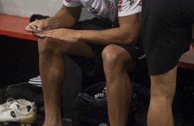 Ralf nos vestiários antes da partida entre Botafogo/RP x Corinthians, realizada esta noite no estádio Santa Cruz, pela 17ª rodada do Campeonato Paulista 2011. Ribeirão Preto/Sao Paulo/Brasil