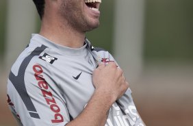 Bruno Cesar durante o treino do Corinthians realizado esta tarde no CT Joaquim Grava, Parque Ecológico do Tiete. O time se prepara para o jogo contra o São Caetano, domingo dia 10/04/2011, no estádio do Pacaembu, pela 18ª rodada do Campeonato Paulista 2011