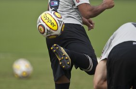 Jorge Henrique durante o treino do Corinthians realizado esta tarde no CT Joaquim Grava, Parque Ecolgico do Tiete. O time se prepara para o jogo contra o So Caetano, domingo dia 10/04/2011, no estdio do Pacaembu, pela 18 rodada do Campeonato Paulista 2011