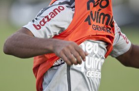 Jorge Henrique durante treino do Corinthians esta tarde no CT Joaquim Grava, no Parque Ecolgico do Tiete. O time se prepara para o jogo contra o Oeste de Itpolis, dia 23/04,  noite, no estdio do Pacaembu, pelas quartas de final do Campeonato Paulista 2011