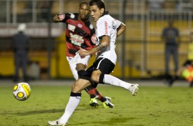 Durante a partida entre Corinthians x Oeste/Itpolis, realizada esta noite no estdio do Pacaembu, quartas de final do Campeonato Paulista 2011
