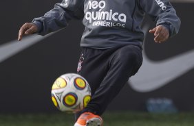 Jorge Henrique durante treino do Corinthians esta manh no CT Joaquim Grava, Parque Ecolgico do Tiete. O time se prepara para o jogo contra o Santos, domingo, dia 08/05,  tarde, no estdio do Pacaembu, primeiro jogo das finais do Campeonato Paulista 2011