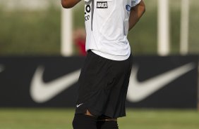 Liedson durante o treino do Corinthians realizado esta tarde no CT Joaquim Grava, no Parque Ecológico do Tiete. O time se prepara para o jogo contra o Santos, domingo a tarde, dia 15/05, na Vila Belmiro, em Santos, decisão do Campeonato Paulista 2011