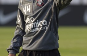Liedson durante treino do Corinthians esta tarde no CT Joaquim Grava, no Parque Ecolgico do Tiete. O time se prepara para o jogo contra o Grmio, domingo a tarde, dia 22/05, no estdio Olmpico, em Porto Alegre, pela 1 rodada do Brasileiro 2011