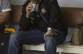 Danilo nos vestiários antes da partida entre Grêmio x Corinthians, realizada esta tarde no estádio Olímpico, em Porto Alegre, primeira rodada do Campeonato Brasileiro de 2011