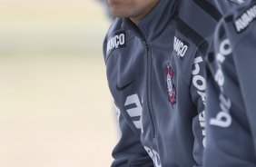 Welder durante treino do Corinthians esta manh no CT Joaquim Grava, no Parque Ecolgico do Tiete. O time se prepara para o jogo contra o Fluminense, dia 12/06, domingo a tarde, no estdio do Pacaembu, pela 4 rodada do Brasileiro 2011