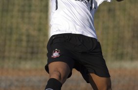 Emerson durante treino do Corinthians que aconteceu esta tarde no CT Joaquim Grava, no Parque Ecolgico do Tiete. O time se prepara para o jogo contra o So Paulo, dia 26/06, domingo a tarde, no estdio do Pacaembu, pela 6 rodada do Brasileiro 2011