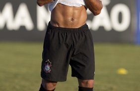 Jorge Henrique durante treino do Corinthians que aconteceu esta tarde no CT Joaquim Grava, no Parque Ecolgico do Tiete. O time se prepara para o jogo contra o So Paulo, dia 26/06, domingo a tarde, no estdio do Pacaembu, pela 6 rodada do Brasileiro 2011