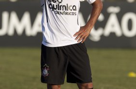 Jorge Henrique durante treino do Corinthians que aconteceu esta tarde no CT Joaquim Grava, no Parque Ecolgico do Tiete. O time se prepara para o jogo contra o So Paulo, dia 26/06, domingo a tarde, no estdio do Pacaembu, pela 6 rodada do Brasileiro 2011