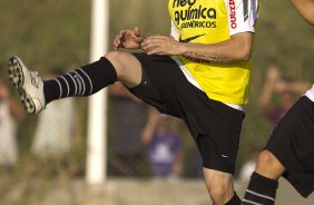 Chico durante o treino do Corinthians que aconteceu esta tarde no CT Joaquim Grava, no Parque Ecolgico do Tiete. O time se prepara para o jogo contra o So Paulo, dia 26/06, domingo a tarde, no estdio do Pacaembu, pela 6 rodada do Brasileiro 2011