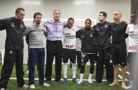 Durante a partida entre Corinthians x São Paulo, realizada esta tarde no estádio do Pacaembu, pela 6ª rodada do Campeonato Brasileiro de 2011