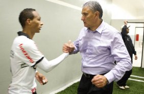 Durante a partida entre Corinthians x São Paulo, realizada esta tarde no estádio do Pacaembu, pela 6ª rodada do Campeonato Brasileiro de 2011