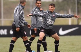 Alex do durante Treino do Corinthians realizado no Parque Ecolgico