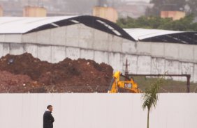 O tcnico Tite do durante Treino do Corinthians realizado no Parque Ecolgico