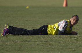 Liedson durante o treino do Corinthians que aconteceu esta tarde no CT Joaquim Grava, no Parque Ecolgico do Tiete. O time se prepara para o jogo contra o Bahia/BA, amanh, quarta-feira, dia 29/06, no estdio Roberto Santos, o Pituacu, em Salvador, pela 7 rodada do Brasileiro 2011