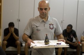 Edizio, roupeiro, nos vestiários antes da partida entre Bahia/BA x Corinthians, realizada esta noite no estádio Roberto Santos, o Pituacu, pela 7ª rodada do Campeonato Brasileiro de 2011