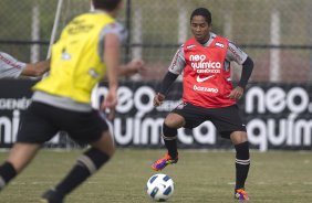 Jorge Henrique durante o treino do Corinthians que aconteceu esta manh no CT Joaquim Grava, no Parque Ecolgico do Tiete. O time se prepara para o jogo contra o Vasco da Gama, dia 06/07, quarta-feira, a noite, no estdio do Pacaembu, pela 8 rodada do Brasileiro 2011