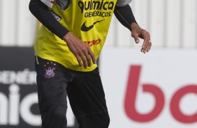 Liedson durante o treino do Corinthians que aconteceu esta manhã no CT Joaquim Grava, no Parque Ecológico do Tiete. O time se prepara para o jogo contra o Vasco da Gama, dia 06/07, quarta-feira, a noite, no estádio do Pacaembu, pela 8ª rodada do Brasileirão 2011