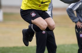 Alex durante o treino do Corinthians que aconteceu esta tarde no CT Joaquim Grava, no Parque Ecolgico do Tiete. O time se prepara para o jogo contra o Vasco da Gama, dia 06/07, quarta-feira, a noite, no estdio do Pacaembu, pela 8 rodada do Brasileiro 2011