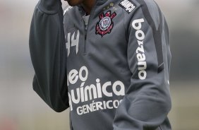 Liedson durante o treino do Corinthians que aconteceu esta tarde no CT Joaquim Grava, no Parque Ecolgico do Tiete. O time se prepara para o jogo contra o Vasco da Gama, dia 06/07, quarta-feira, a noite, no estdio do Pacaembu, pela 8 rodada do Brasileiro 2011