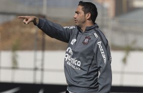 Chico durante o treino do Corinthians que aconteceu esta manh no CT Joaquim Grava, no Parque Ecolgico do Tiete. O time se prepara para o jogo contra o Atltico-GO, dia 10/07, domingo a tarde, no estdio Serra Dourada, pela 9 rodada do Brasileiro 2011