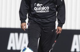 Tite durante o treino do Corinthians que aconteceu esta manh no CT Joaquim Grava, no Parque Ecolgico do Tiete. O time se prepara para o jogo contra o Atltico-GO, dia 10/07, domingo a tarde, no estdio Serra Dourada, pela 9 rodada do Brasileiro 2011