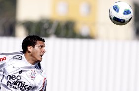Ramon durante Treino do Corinthians realizado no CT Joaquim Grava