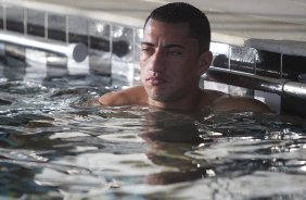 Ralf durante o treino do Corinthians que aconteceu esta tarde no CT Joaquim Grava, no Parque Ecolgico do Tiete. O time se prepara para o jogo contra o Cruzeiro, domingo a tarde, dia 24/07, no estdio do Pacaembu, pela 11 rodada do Brasileiro 2011