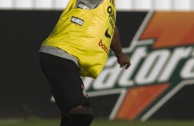 Jorge Henrique durante o treino do Corinthians esta tarde no CT Joaquim Grava, no Parque Ecolgico do Tiete. O time se prepara para o jogo contra o Atltico-PR, domingo a tarde, dia 07/08, no estdio da Arena da Baixada, pela 15 rodada do Brasileiro 2011