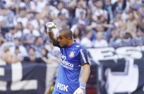 O goleiro Danilo do Corinthians durante partida vlida pelo Campeonato Brasileiro realizado no estdio Arena Da Baixada