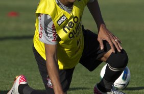 Liedson durante o treino do Corinthians esta tarde no CT Joaquim Grava, no Parque Ecolgico do Tiete. O time se prepara para o jogo contra o Cear, domingo a tarde, dia 14/08, no estdio do Pacaembu, pela 16 rodada do Brasileiro 2011