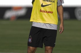 Ralf durante o treino do Corinthians esta tarde no CT Joaquim Grava, no Parque Ecolgico do Tiete. O time se prepara para o jogo contra o Cear, domingo a tarde, dia 14/08, no estdio do Pacaembu, pela 16 rodada do Brasileiro 2011