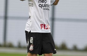 Alessandro durante a partida entre Corinthians x Cear, realizada esta tarde no estdio do Pacaembu, vlida pela 16 rodada do Campeonato Brasileiro de 2011