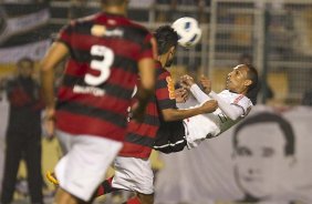 Durante a partida entre Corinthians x Flamengo, realizada esta noite no estdio do Pacaembu, vlida pela 22 rodada do Campeonato Brasileiro de 2011