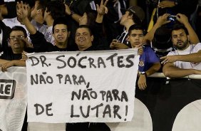 Durante a partida entre Corinthians x Flamengo, realizada esta noite no estdio do Pacaembu, vlida pela 22 rodada do Campeonato Brasileiro de 2011