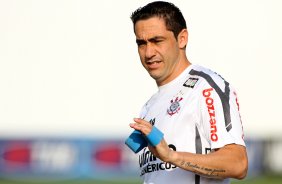 Chico durante treino do Corinthians realizado no Centro de treinamento Joaquim Grava