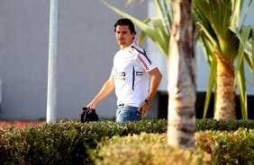 Paulo Andr durante treino do Corinthians realizado no Centro de treinamento Joaquim Grava