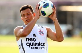 Taubate durante treino do Corinthians realizado no Centro de treinamento Joaquim Grava