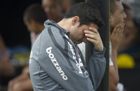Chico durante o treino desta manh no CT Joaquim Grava, no Parque Ecolgico do Tiete, o prximo jogo ser contra o Atltico-GO, domingo, dia 09/10, no Pacaembu, vlida pela 28 rodada do Brasileiro 2011