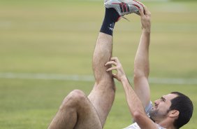 Danilo durante o treino desta manh no CT Joaquim Grava, no Parque Ecolgico do Tiete, o prximo jogo ser contra o Atltico-GO, domingo, dia 09/10, no Pacaembu, vlida pela 28 rodada do Brasileiro 2011